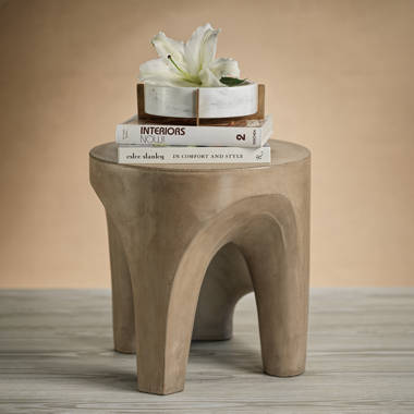 Round best sale concrete stool